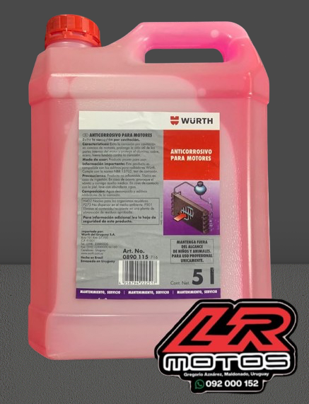 Refrigerante würth  5L